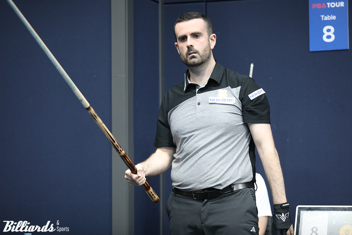 강동궁에게 패해 16강에서 시즌 개막전을 마감한 몬테스.