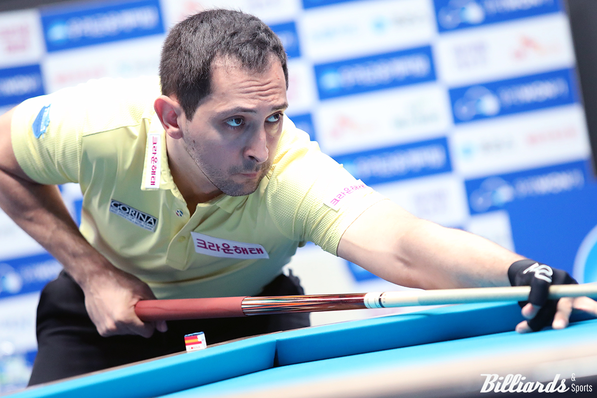 다비드 마르티네스(크라운해태)는 16강전에서 애버리지 4.071로 엄상필(우리금융캐피탈)을 완파하며 8강에 진출, 최성원과 첫 대결을 벌이게 됐다.