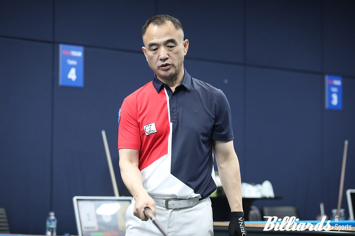 이승진은 6년 만에 자신의 프로당구 최고 기록을 세웠으나 8강에서 도전을 멈췄다.