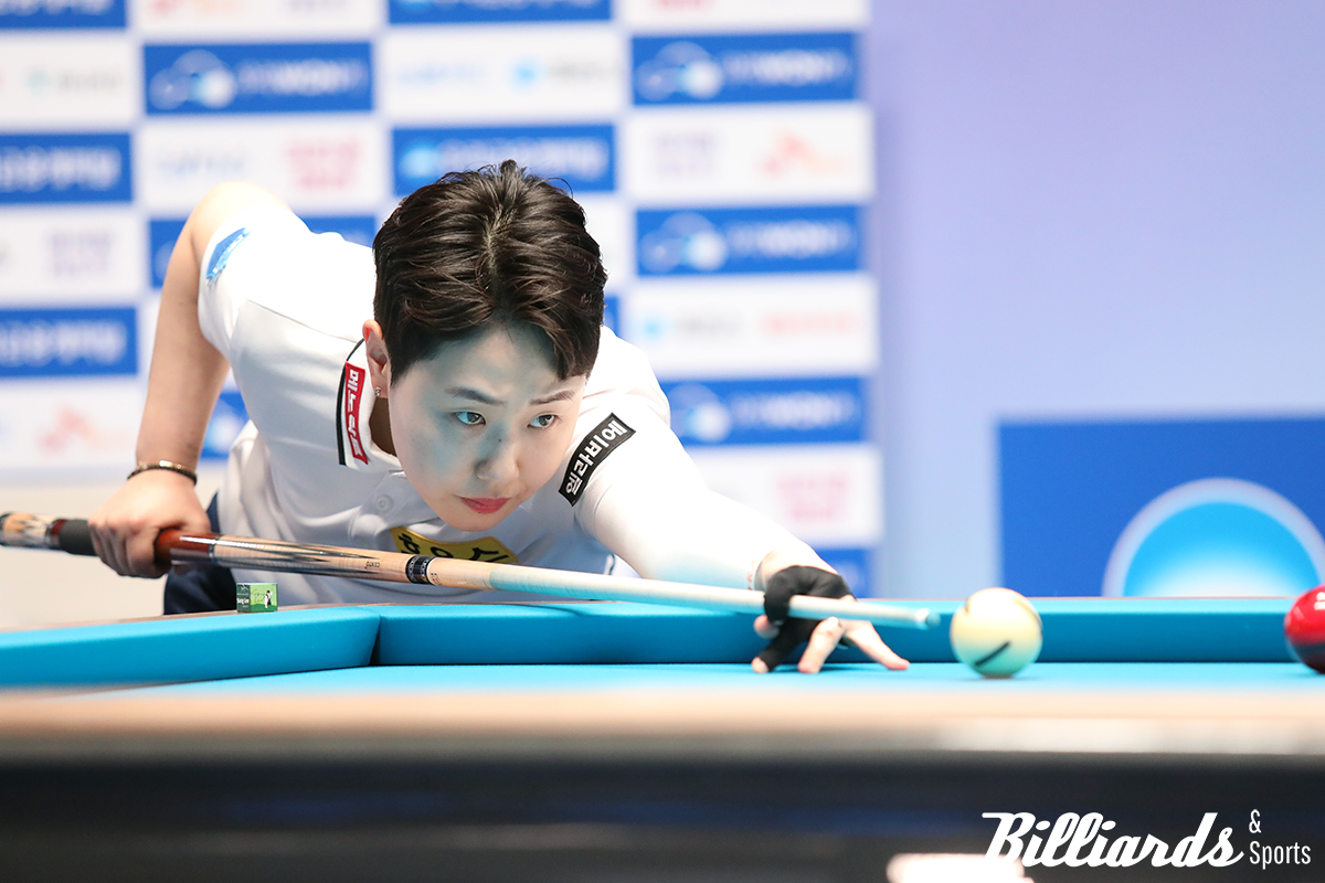 임경진과 결승전 대결 중인 김세연