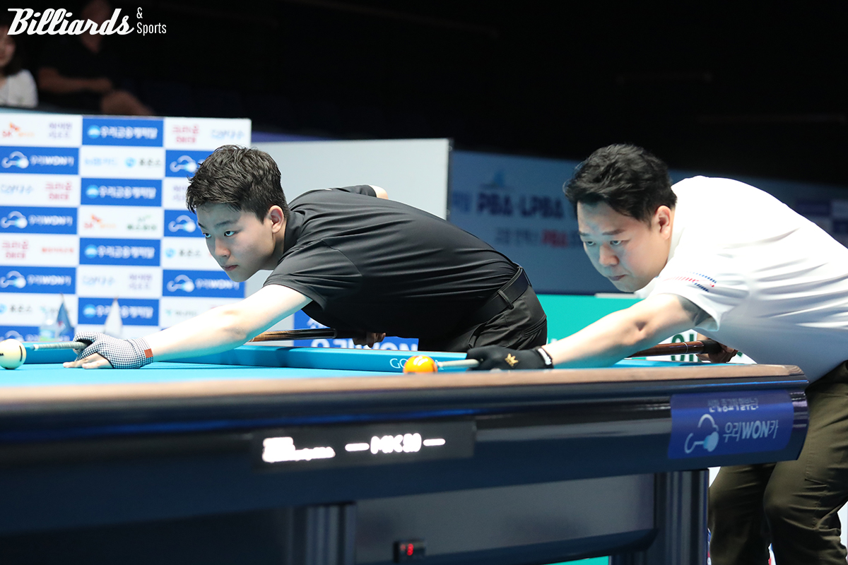 결승전 뱅킹 장면.