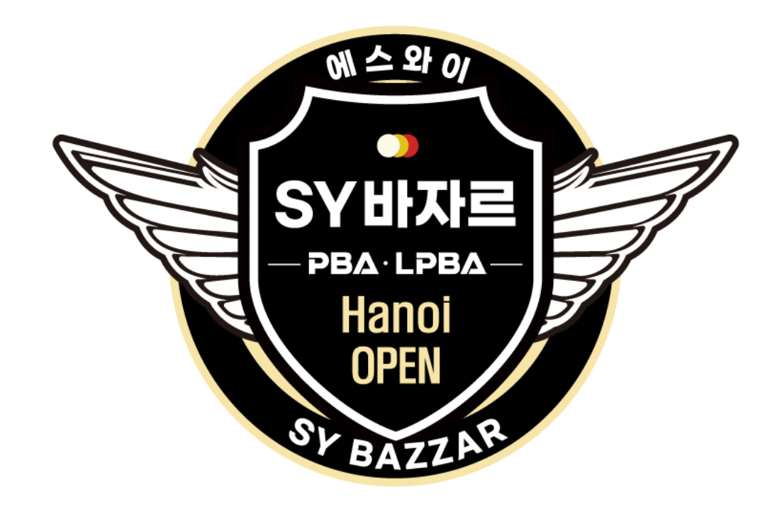 '2024 PBA-LPBA 에스와이 바자르 하노이 오픈' 엠블럼.