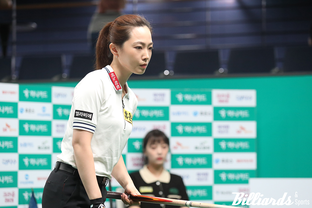 차유람이 PQ에서 정보윤을 꺾고 64강에 진출했다. 사진=고양/이용휘 기자