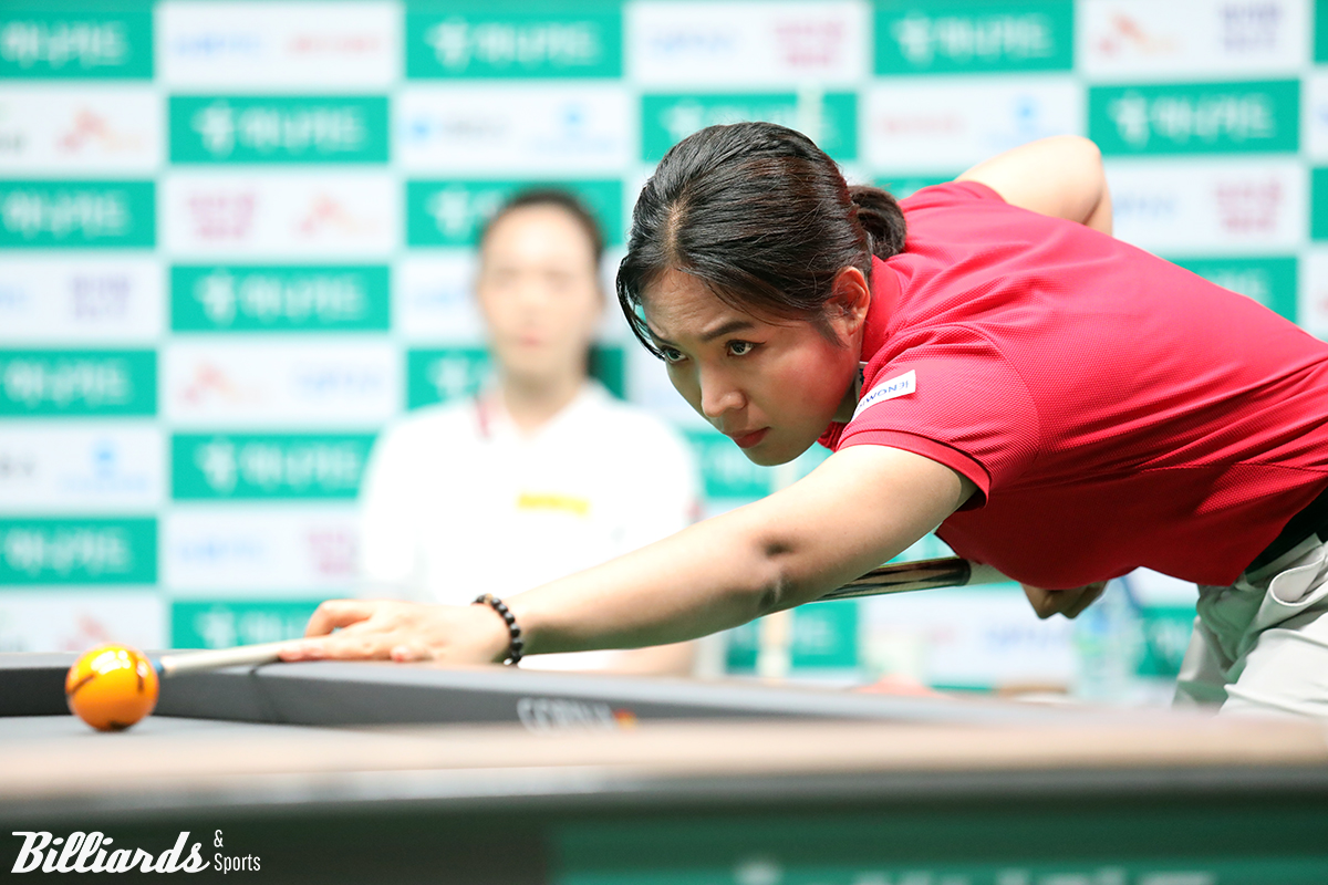 상승가도를 달렸던 스롱은 이번 64강전에서 차유람에게 패하며 주춤했다.