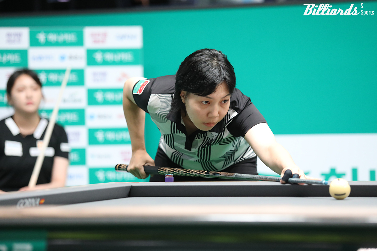 64강전에서 김민아를 꺾는 이변을 연출한 최지선.