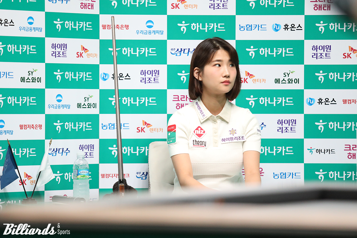 용현지는 64강에서 '애버리지 1.190'의 기록으로 승리하며 32강에 올라왔다.