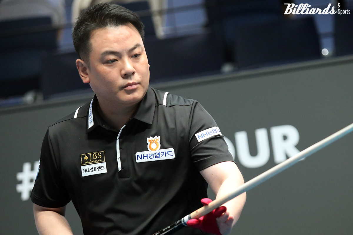 조재호는 이번 2차 투어 첫 경기 128강전에서 '99년생 유망주' 이찬형의 거센 도전을 뿌리치고 세트스코어 3-1로 승리했다.