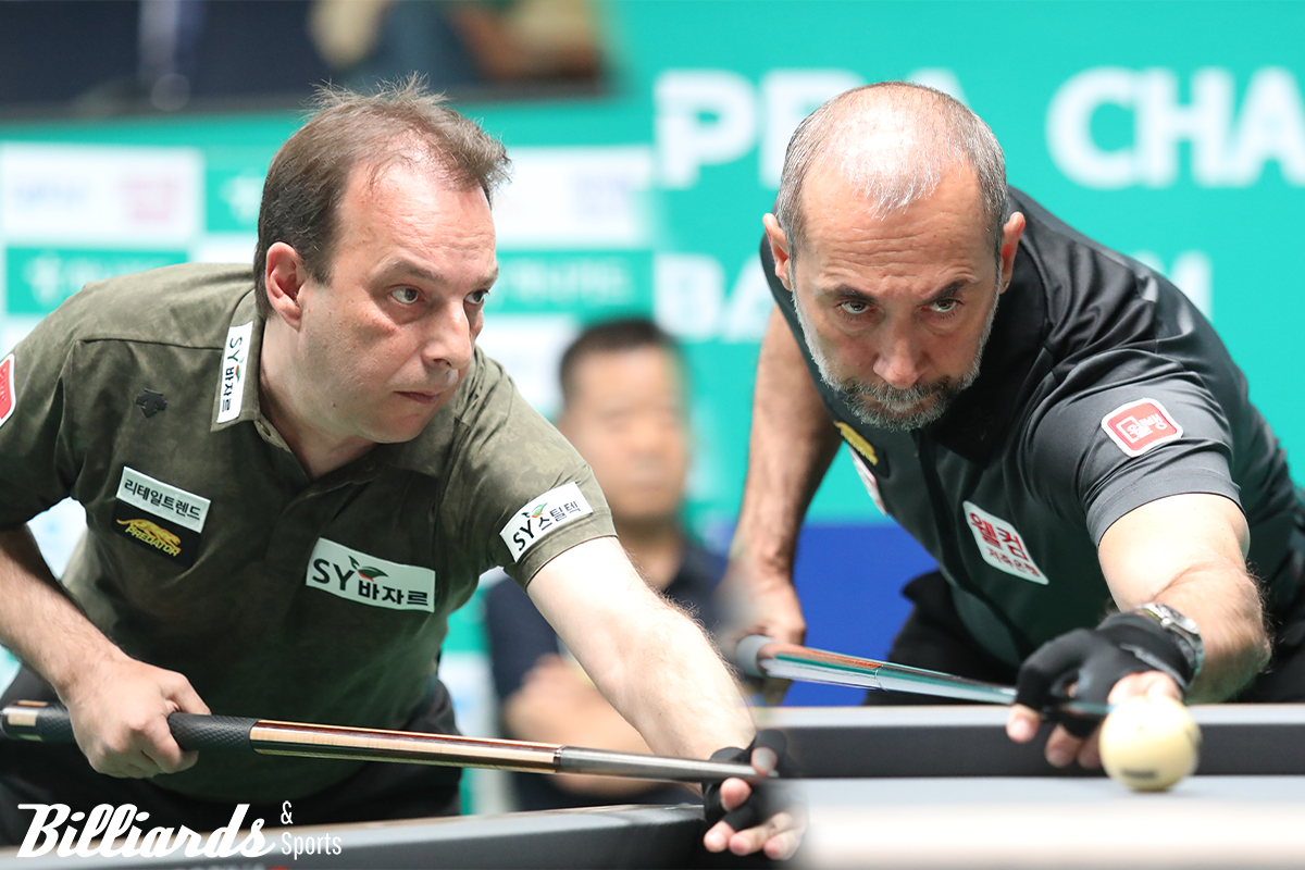 하이런 13점, 2점대 애버리지를 기록하며 128강을 통과한 다니엘 산체스가 64강에서 세미 사이그너와 맞붙는다. 사진=고양/이용휘 기자