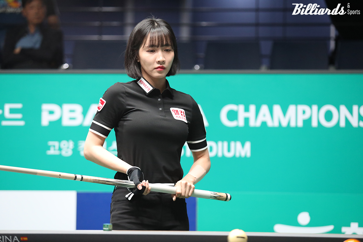 최혜미(웰컴저축은행)는 16강전에서 용현지(하이원리조트)를 3-1로 꺾고 8강에 진출했다.