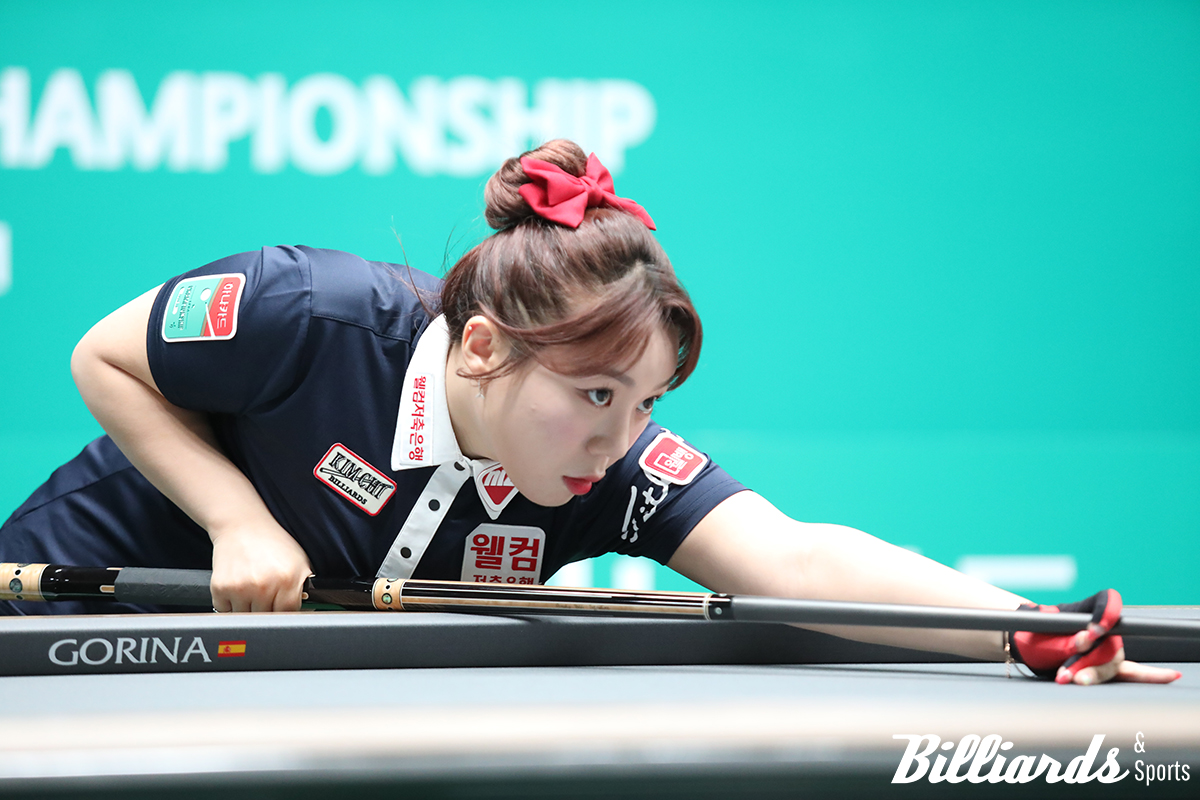 김예은은 정수빈에게 2점 차로 패하며 시즌 두 번째 투어를 마쳤다.