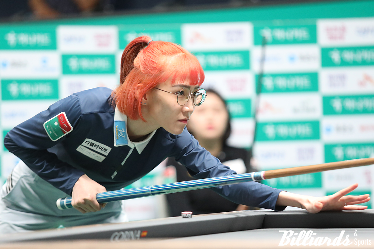 김다희가 프로당구 첫 준결승에 진출했다. 사진=고양/이용휘 기자