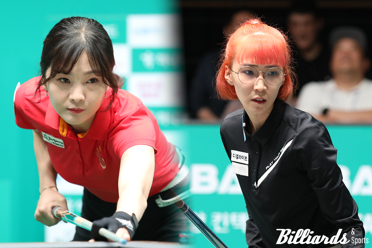김상아와 김다희가 '하나카드 챔피언십' 결승에서 첫 우승 타이틀을 놓고 경쟁을 벌인다. 사진=고양/이용휘 기자