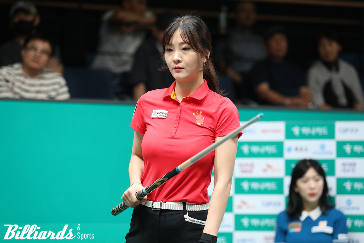 정수빈을 물리치고 두 번째 결승 진출에 성공한 김상아.