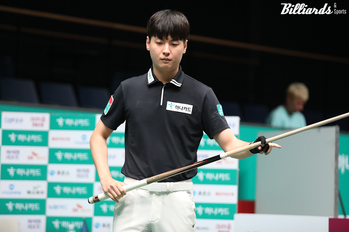 신정주는 5세트에서 9:4로 앞서며 2점밖에 남겨두지 않은 상황에서 김영원의 끝내기 7점타가 터지면서 아쉬운 역전패를 당했다.