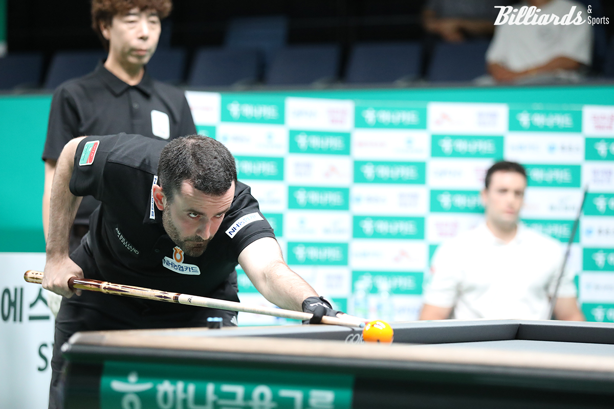 안토니오 몬테스(NH농협카드)는 같은 시각 16강전에서 이반 마요르(스페인)에게 3-1로 승리를 거두고 8강에 진출했다.