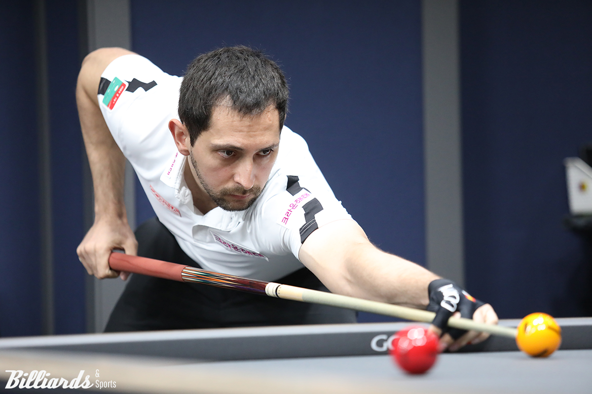 다비드 마르티네슼(크라운해태)는 선지훈을 3-0으로 제압하고 8강에 진출했다.