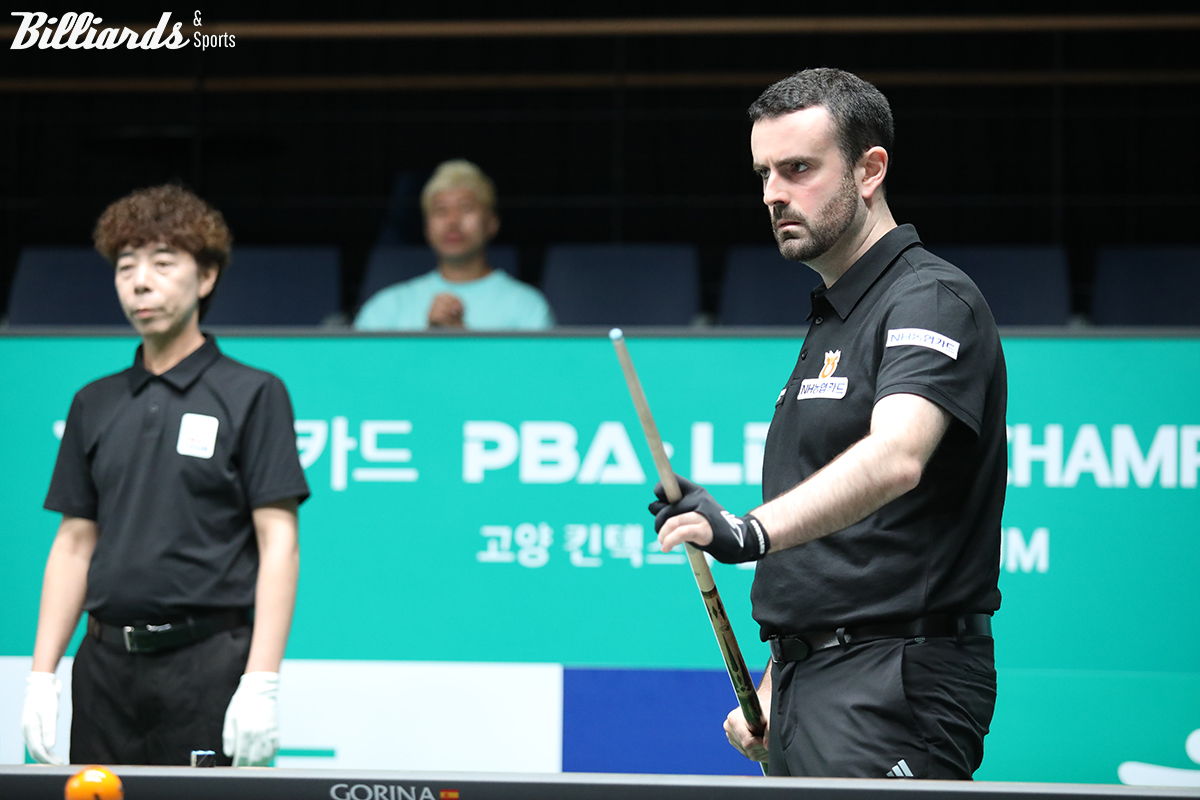 마르티네스에게 패해 준결승 진출이 좌절된 안토니오 몬테스(NH농협카드).