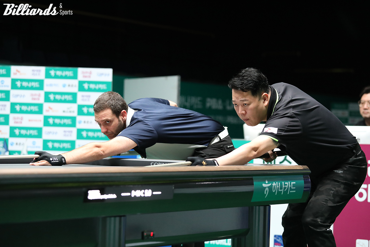 준결승전 뱅킹 장면.