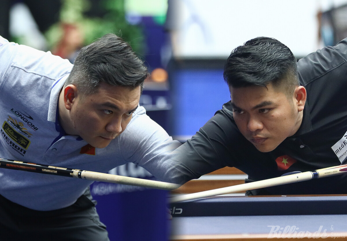 8강에서 각각 야스퍼스-쿠드롱과 맞붙는 베트남의 쩐딴룩(왼쪽)과 응우옌쩐타인뚜(오른쪽).