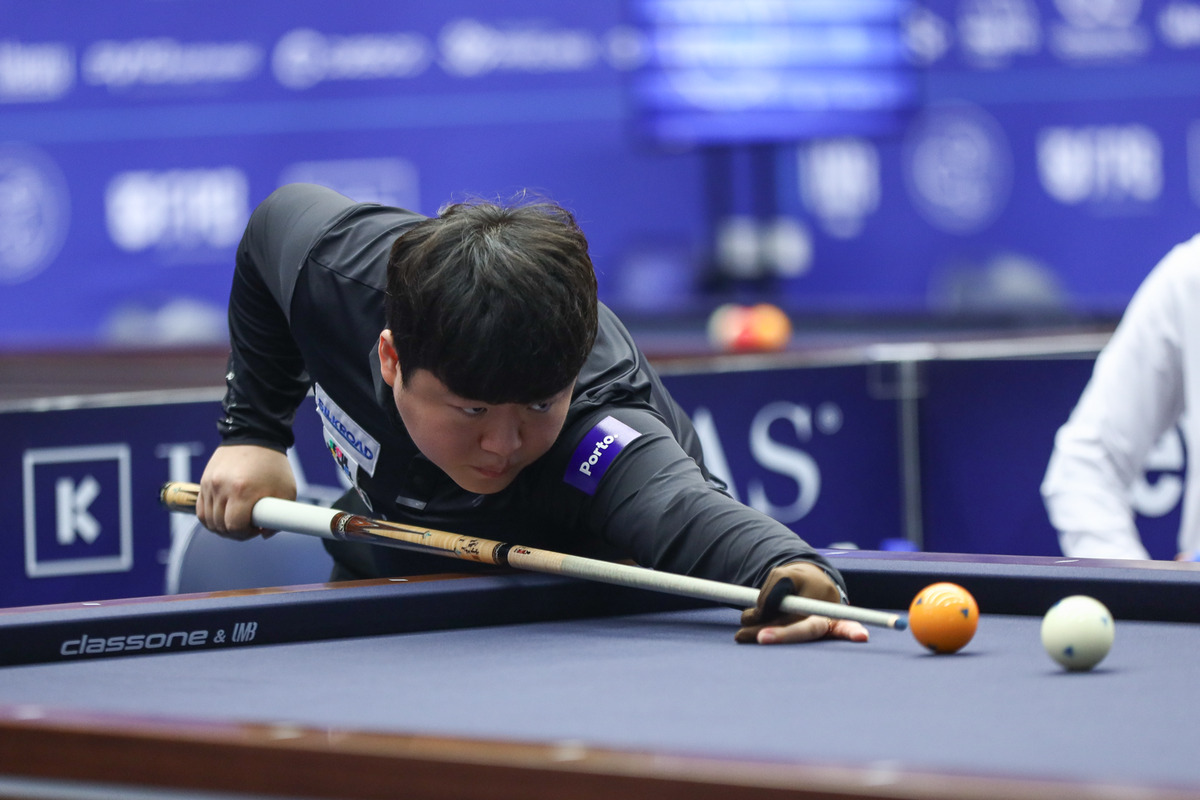 조명우는 5이닝 타석에서 10분여 만에 20점을 득점하고 일찌감치 승부를 결정했다.