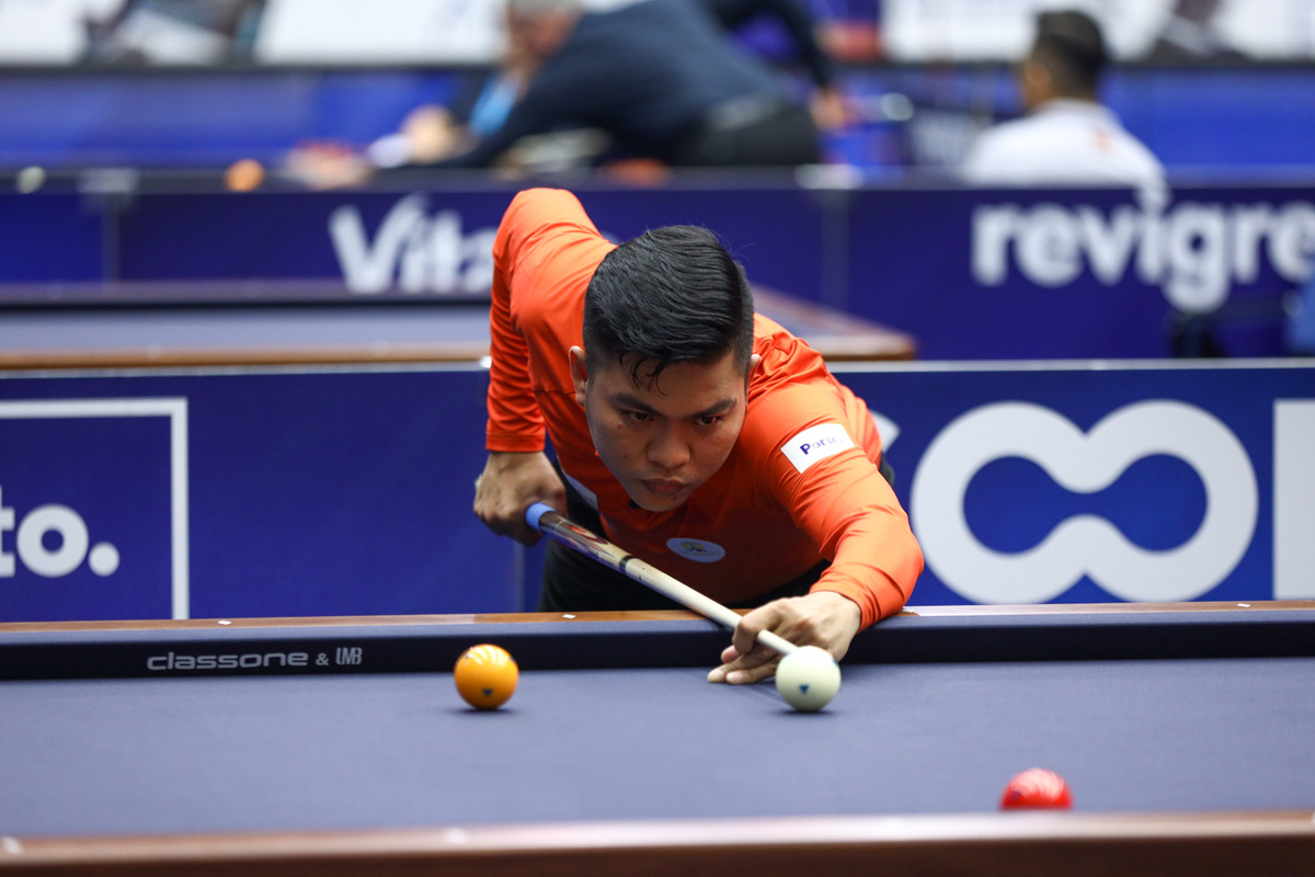 경기 막판에 2점 차까지 쫓아갔던 응우옌쩐타인뚜는 아슬아슬하게 3점째 샷이 빗나가면서 쿠드롱의 4강행이 확정됐다.