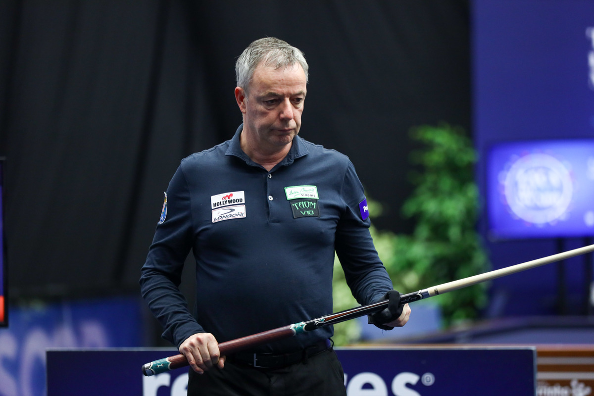 야스퍼스는 '베트남 돌풍'을 잠재우며'포르투 3쿠션 당구월드컵' 준결승에 진출했다.