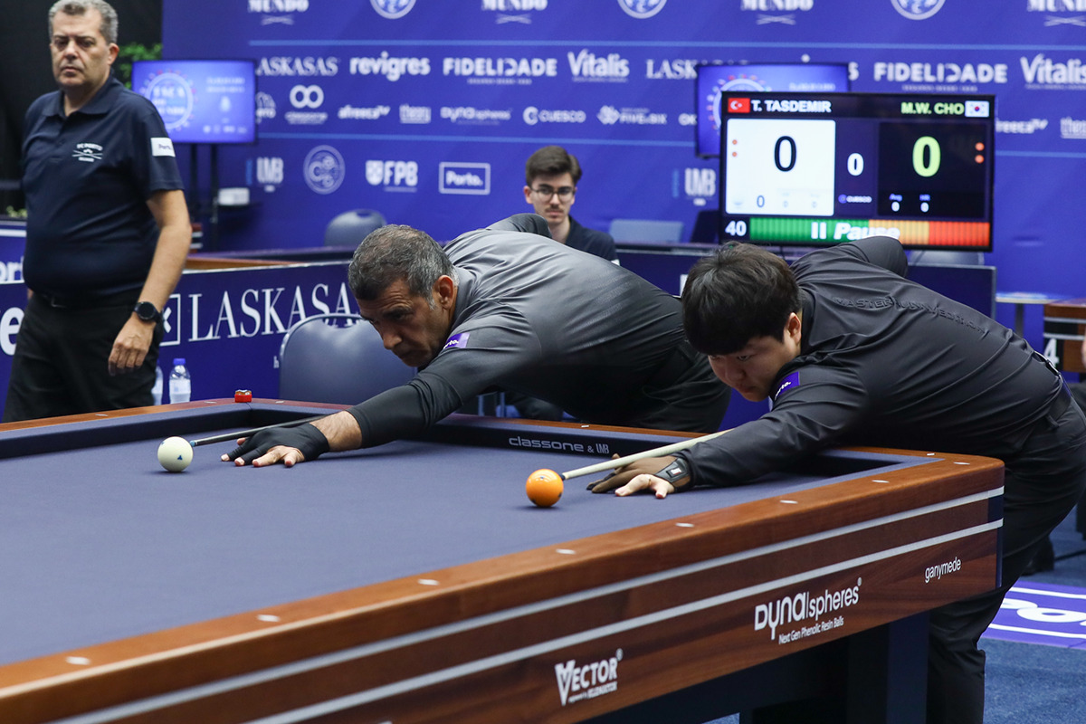 조명우와 타이푼 타슈데미르의 준결승전 뱅킹