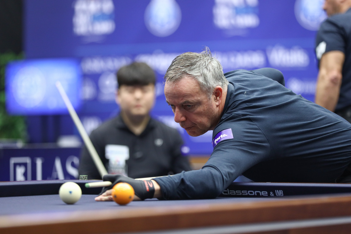 최근 포르투갈에서 열린 '포르투 3쿠션 당구월드컵'에서 우승을 차지하며 세계 랭킹 1위에 다시 오른 딕 야스퍼스. 사진=SOOP 제공