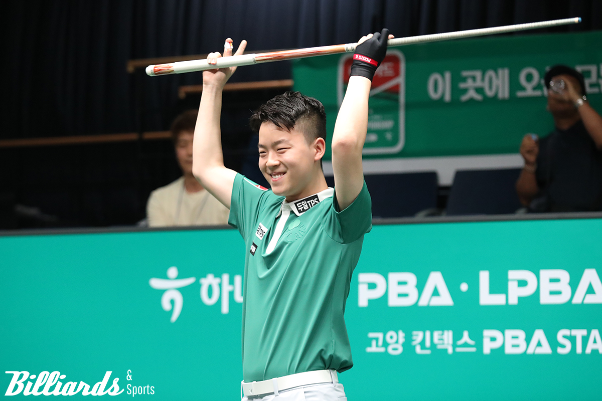 올 시즌 프로 당구 PBA 1차 투어 준우승에 이어 2차 투어에서도 8강에 오르며 공동5위를 차지한 김영원. 사진=빌리어즈앤스포츠 DB