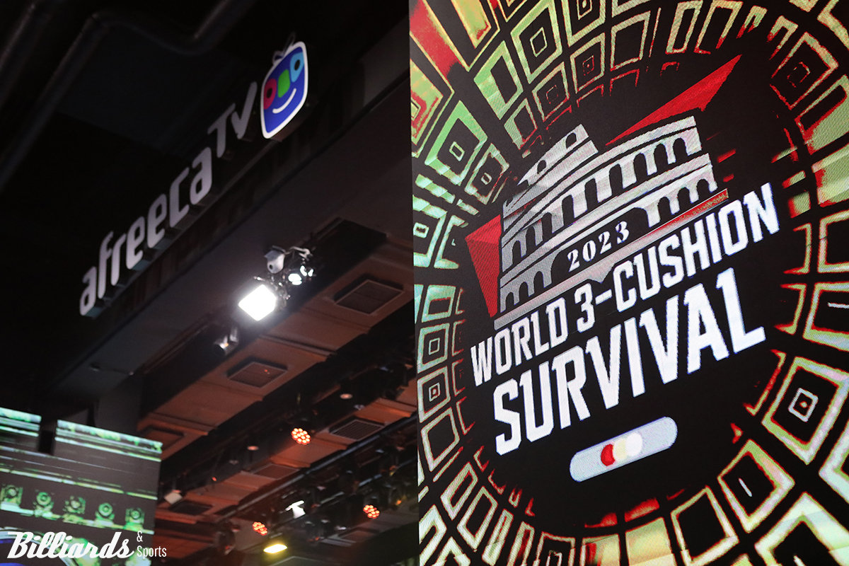 '월드 3쿠션 서바이벌'은 오는 8월 21일 여자부를 시작으로 22일부터 25일까지 남자부 경기가 치러진다.