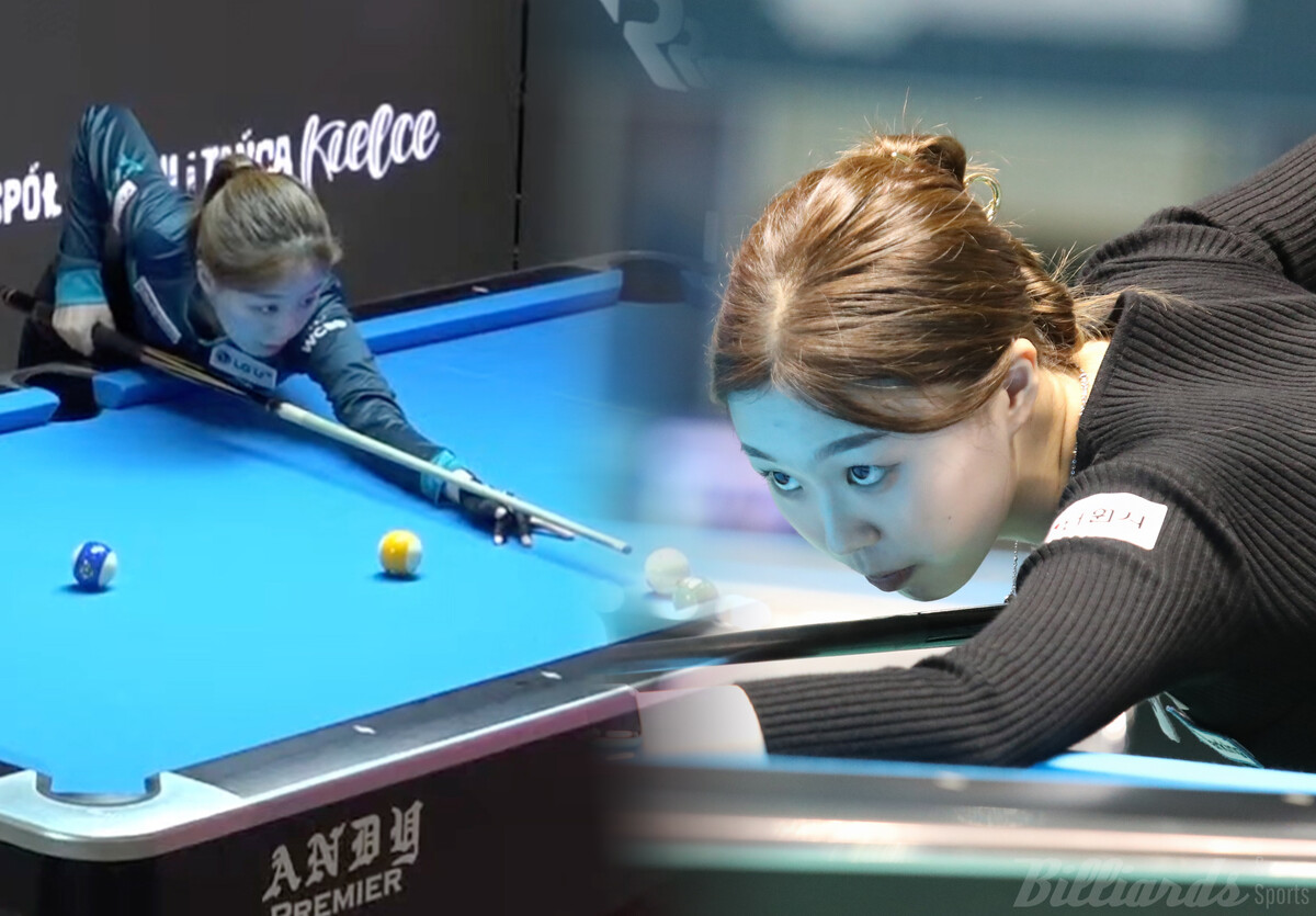 한국 선수 중 유일하게 '제2회 WCBS 챔피언십'에 출전한 여자 포켓볼 최강자 서서아(전남)가 첫 경기를 승리로 장식했다.  사진=빌리어즈앤스포츠 DB, WCBS 제공