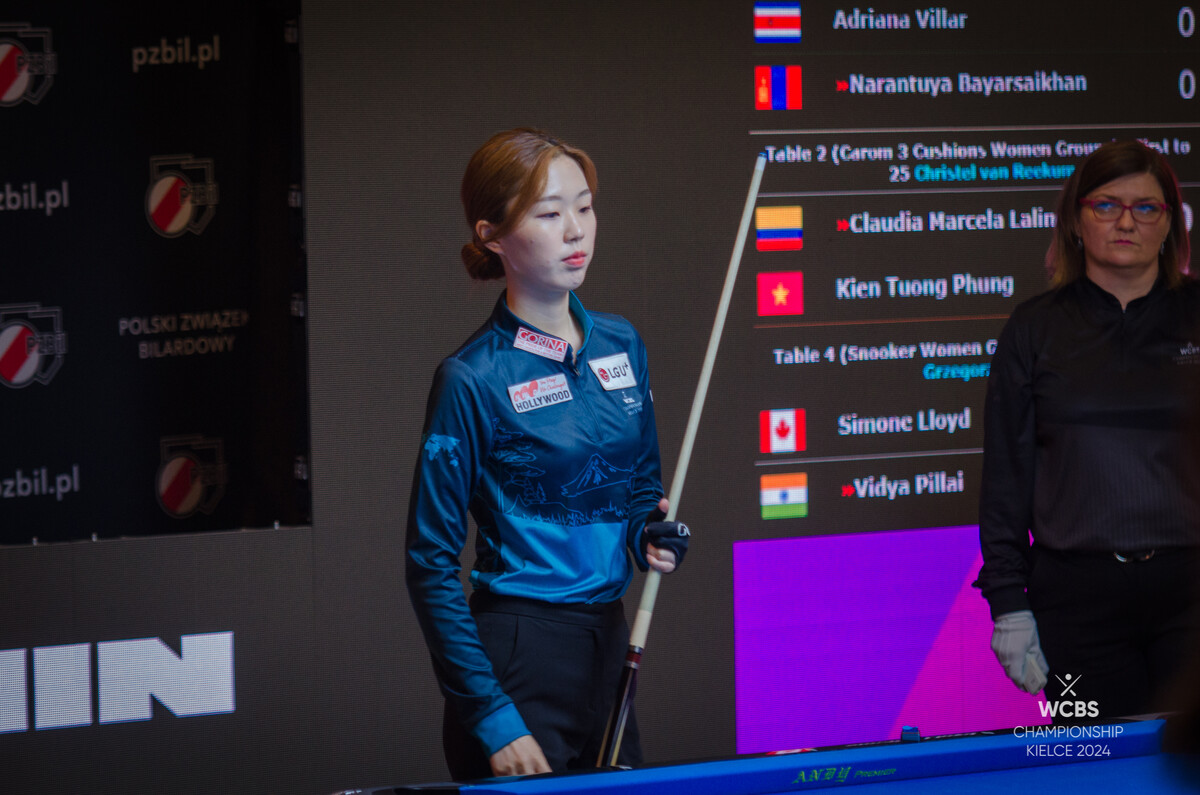 한국의 서서아(전남)가 '제2회 WCBS 챔피언십' 둘째 날 경기에서 1무 1패에 그쳤다.  사진=WCBS 제공