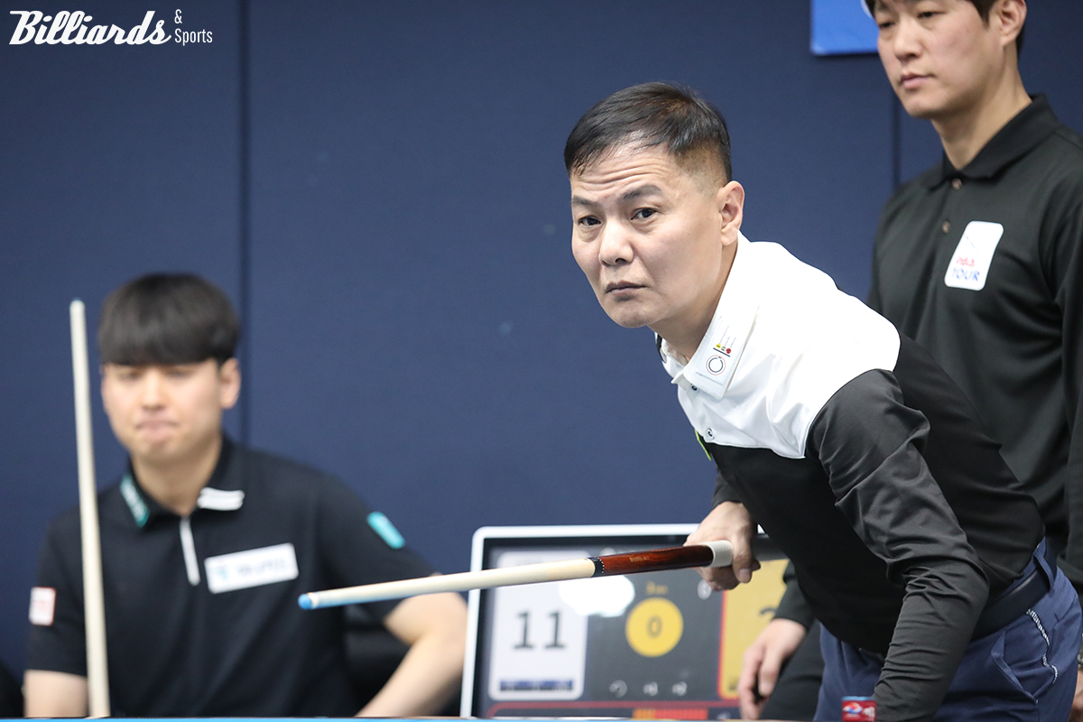 8강에 진출한 박춘우.