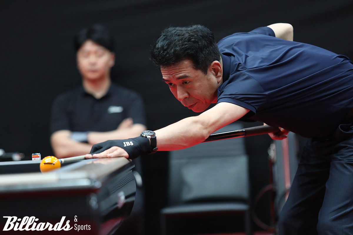 4강에서 김남수와 대결 중인 서삼일.