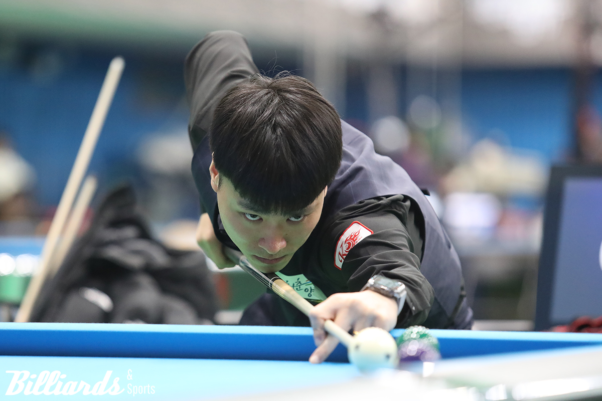 KBF 당구 디비전리그 D3 포켓9볼 2차대회에서 하민욱을 꺾고 우승을 차지한 고태영. 사진=빌리어즈앤스포츠 DB