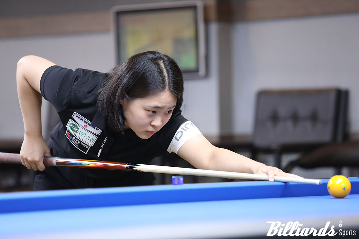 3승을 거두고 조 1위로 예선을 통과한 김하은.