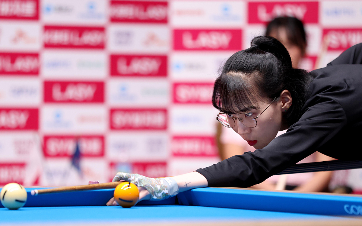 장가연을 상대로 2승을 거두었던 김다희는 이번에는 아쉽게 패했다.