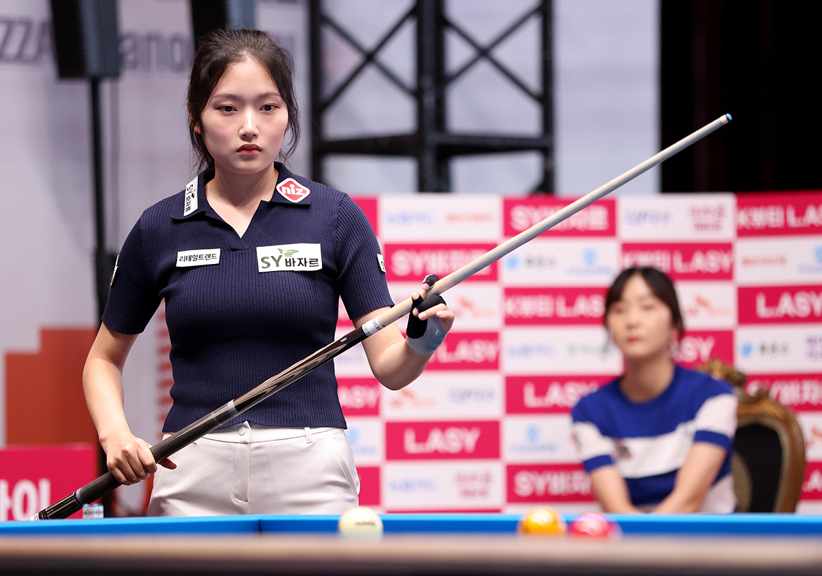 한지은은 지난 시즌 6차 투어 32강에서 패했던 김상아에게 이번 대회 32강에서 져 탈락했다.