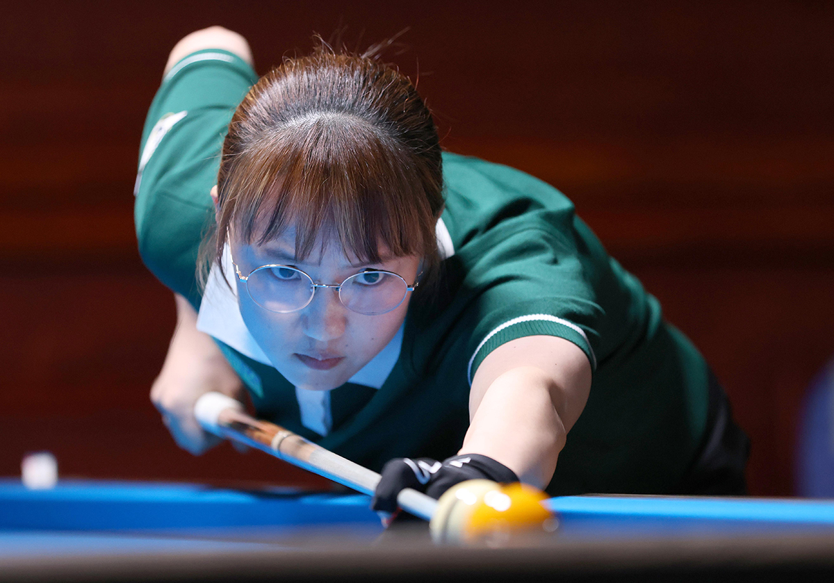 16강에 진출한 장혜리.