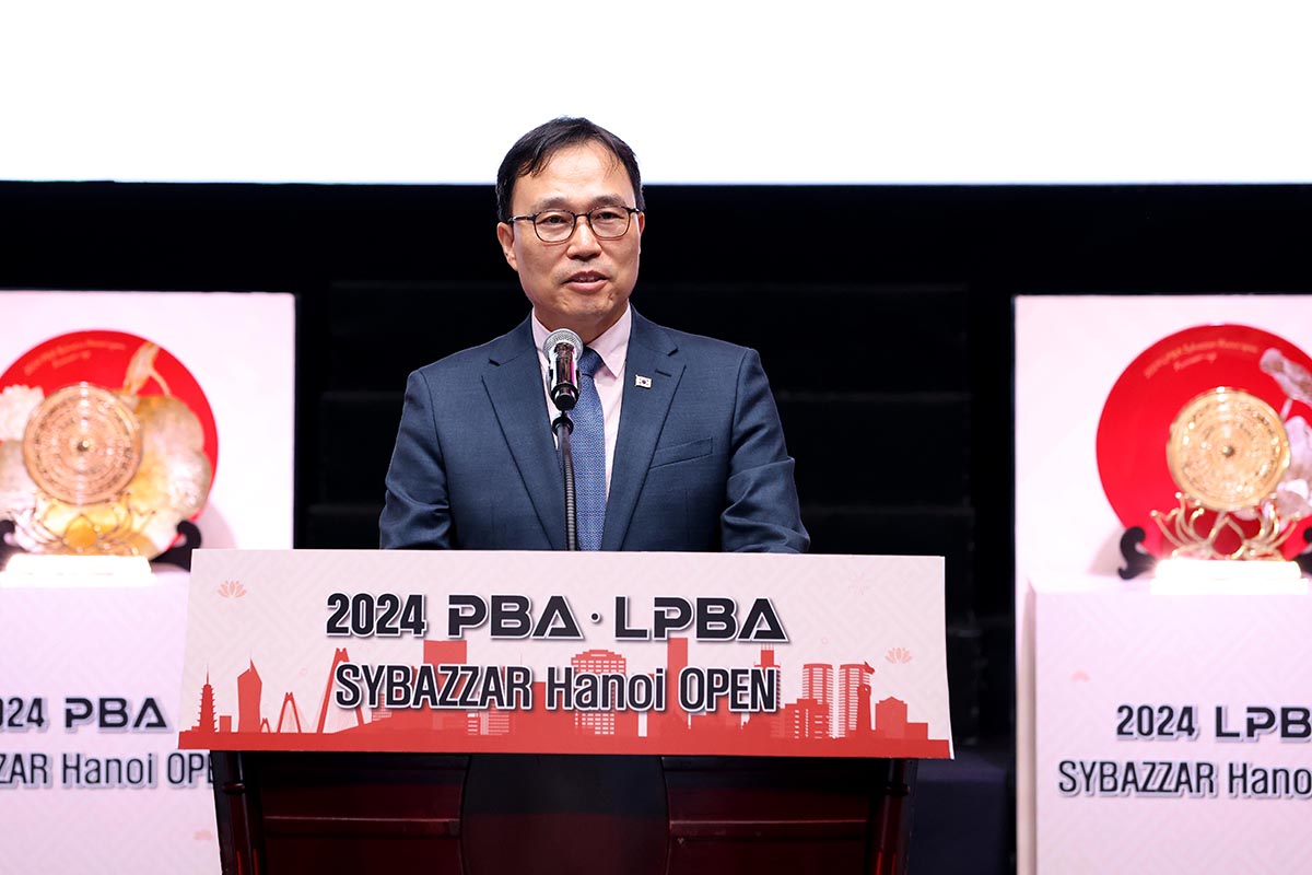 환영사를 하는 최영삼 주베트남 한국대사.