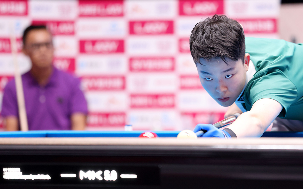 승부치기에서 어렵게 승리한 김영원.