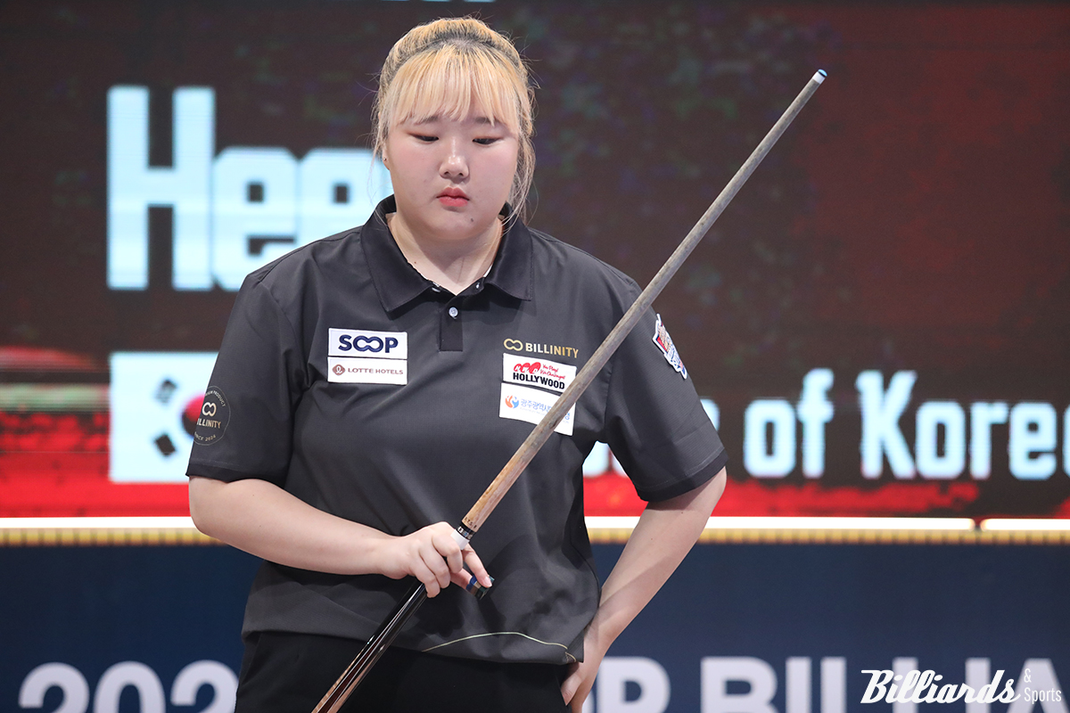 염희주는 결승전 초반에 1위를 달리다가 박정현과 허채원에게 추월 당해 총 15타·54점으로 3위에 머물렀다.