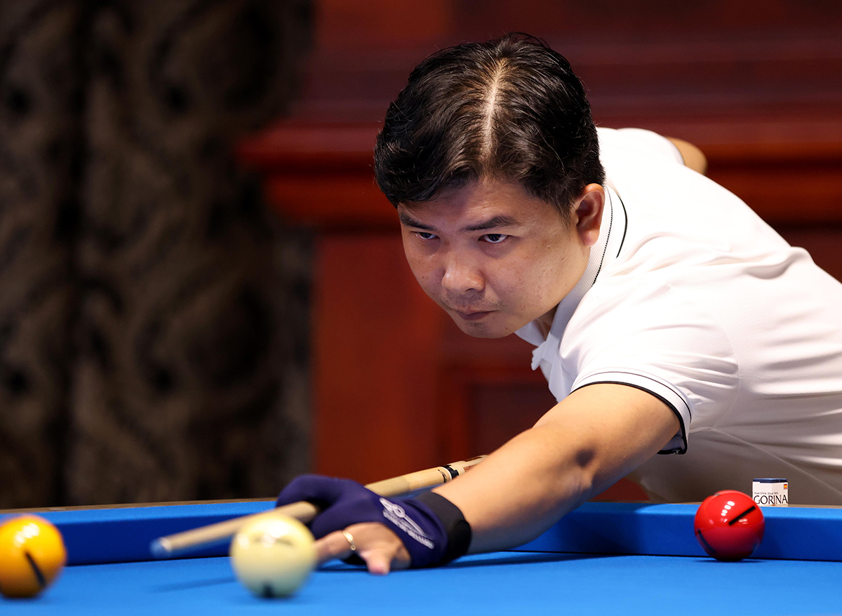 한국의 오태준(크라운해태)을 꺾으면서 애버리지 2.000과 하이런 9점을 기록, 종합순위 9위에 오른 응우옌응옥찌.