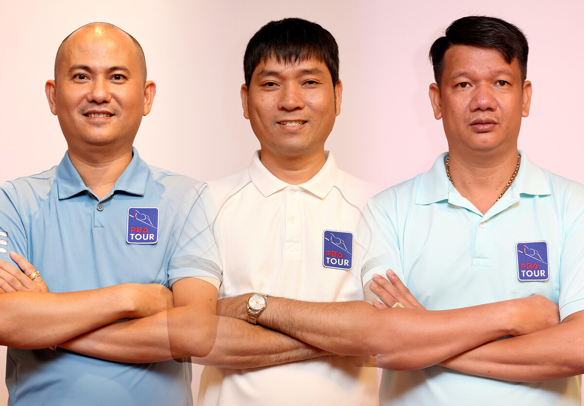 왼쪽부터 깬빈, 후인타인히엔, 쯔엉반득.