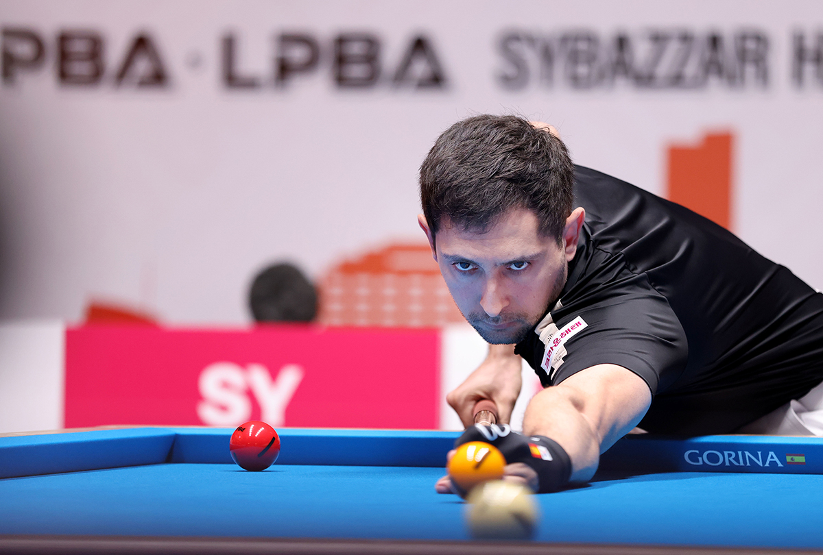 '2차 투어 우승자' 다비드 마르티네스(크라운해태)가 프로당구 사상 처음 열린 해외투어 '2024 PBA 에스와이 바자르 하노이 오픈' 64강에서 한국의 김임권(웰컴저축은행)에게 져 탈락했다.  사진=PBA 제공