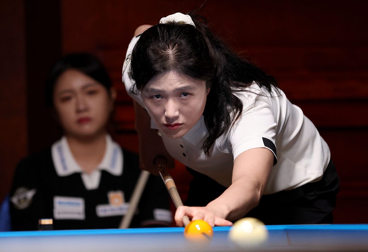 김민아(NH농협카드)를 꺾고 16강에 올라온 박다솜. 16강에서 박다솜은 강지은(SK렌터카)과 맞붙는다.