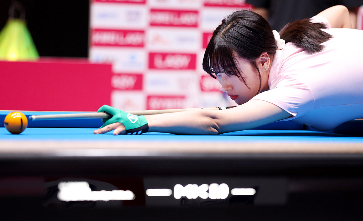 '슈퍼루키' 장가연(에스와이)은 일본의 '다승 챔피언' 사카이 아아코(하나카드)와 8강 진출을 다툰다.