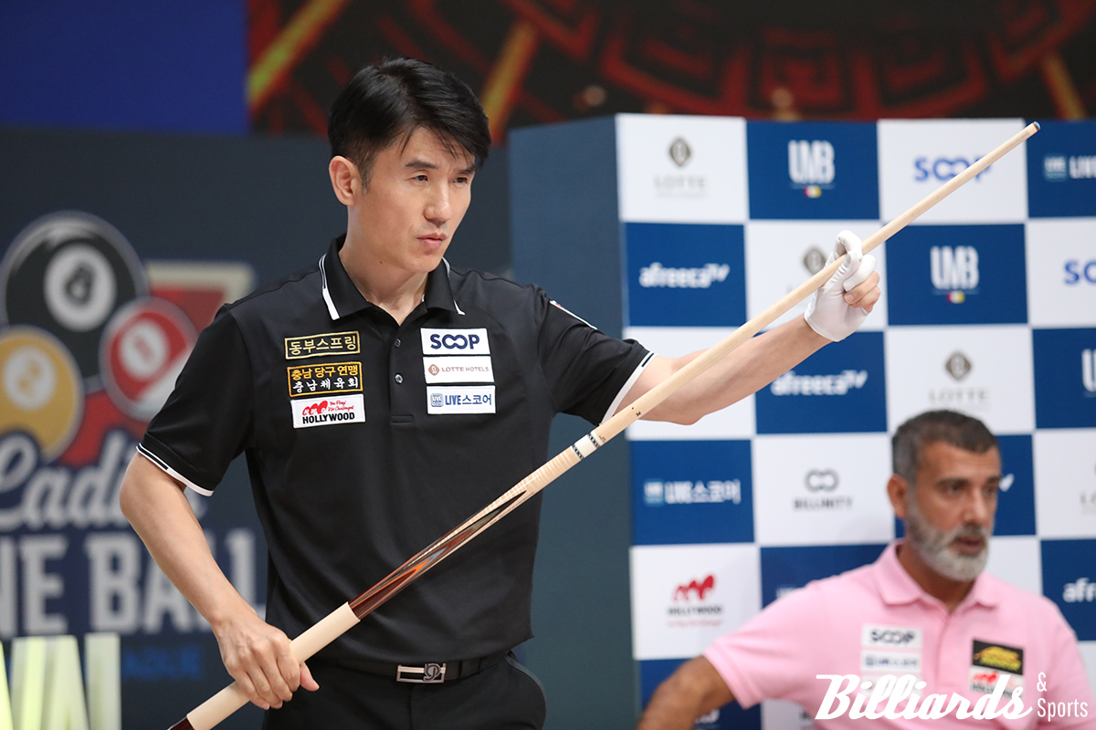 조 3위로 패자부활전으로 떨어진 강자인.