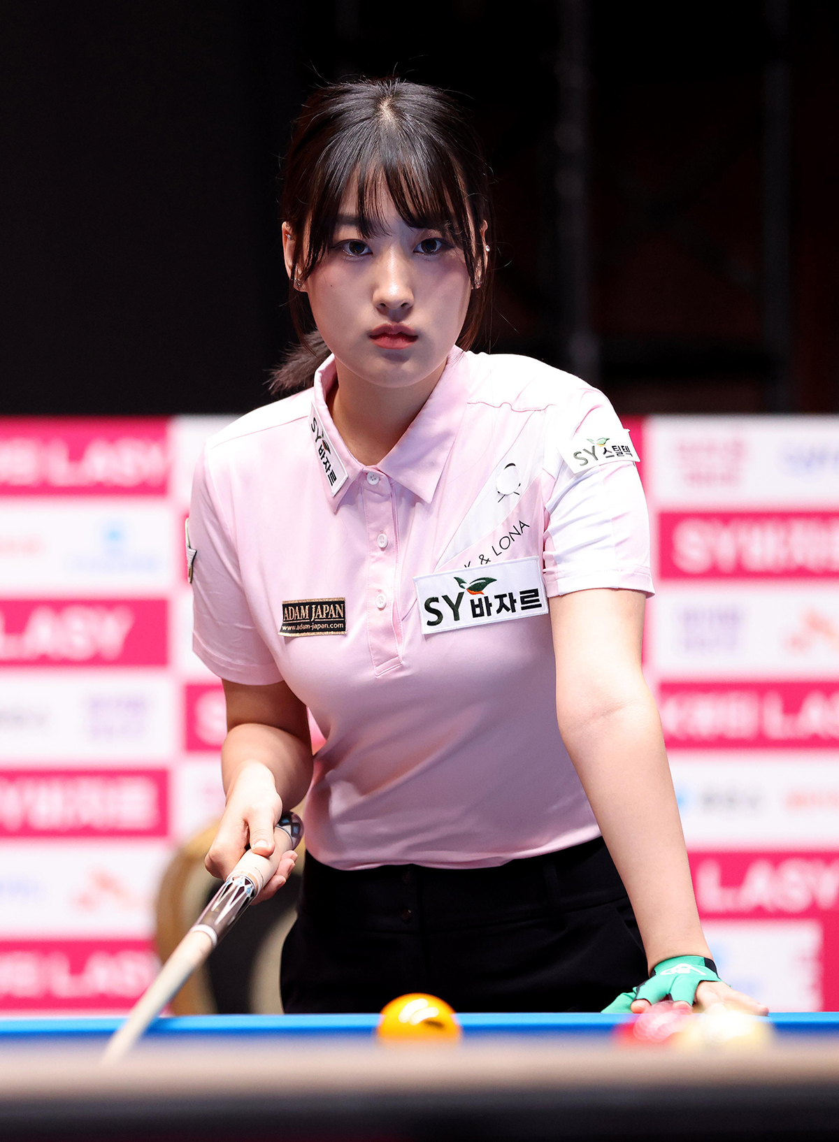 사카이에게 16강전에서 아쉽게 패한 '슈퍼루키' 장가연(에스와이)