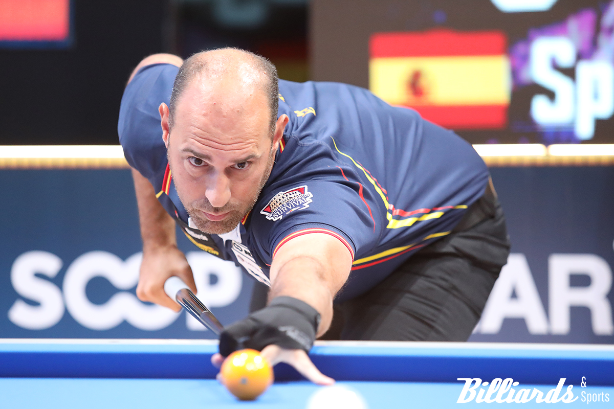 루벤 레가스피는 후반전에 15점씩 두 번이나 점수를 쓸어 담고 조 1위에 올랐다.